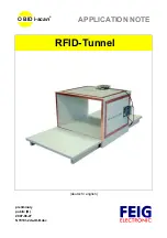 Preview for 1 page of Feig Electronic OBID i-scan RFID-Tunnel Application Note