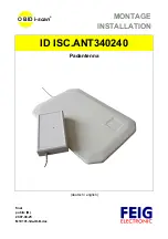 Preview for 1 page of Feig Electronic OBID ID ISC.ANT340/240-A Installation Manual
