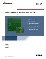 Feig Electronic OBID ID ISC.ANT40/30 Quick Start Manual preview