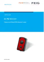 Feig Electronic PAN MOBIL ID PM ECCO+ User Manual предпросмотр