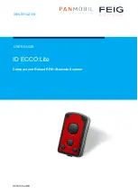 Feig Electronic PAN MOBILE ID ECCO Lite User Manual preview