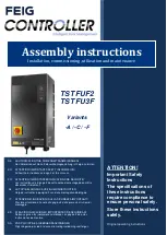 Preview for 1 page of Feig Electronic TST FUF2 Series Assembly Instructions Manual