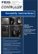 Feig Electronic TST FUZ2-A Assembly Instructions Manual preview