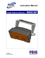 FEIG MWD BP Instruction Manual предпросмотр