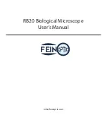 Предварительный просмотр 1 страницы Fein Optic RB20 User Manual