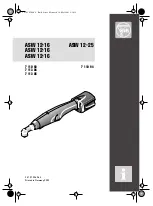 Preview for 1 page of Fein 7 110 93 Operating Instructions Manual