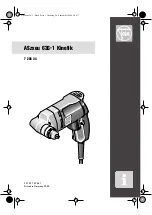 Preview for 1 page of Fein 7 205 34 Operating Instructions Manual