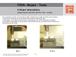 Предварительный просмотр 6 страницы Fein 7 221 40 00 23 0 Repair Information