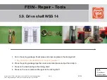 Preview for 46 page of Fein 7 221 40 00 23 0 Repair Information