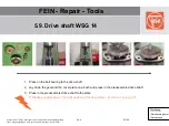 Preview for 47 page of Fein 7 221 40 00 23 0 Repair Information