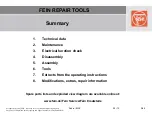 Preview for 2 page of Fein FSC1.6Q Manual