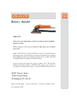 Fein FSs 12-27E Parts List preview