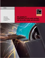 Fein GRIT Belt Grinder Brochure предпросмотр