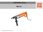 Fein KBH25 Repair Manual preview