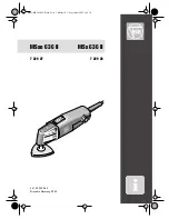 Preview for 1 page of Fein MSx 636 II Manual