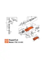 Предварительный просмотр 2 страницы Fein SuperCut FSC 2.0-SC Parts Breakdown