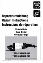 Fein WSg 20-180 Repair Instructions preview