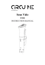 Preview for 1 page of Feincook CIRCU ME SV800 Instruction Manual