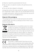 Preview for 18 page of FeinTech AX110 Operating Instructions Manual