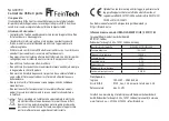 Предварительный просмотр 5 страницы FeinTech NLG00700 Quick Start Manual