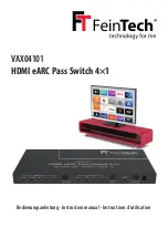 FeinTech VAX04101 Instruction Manual preview