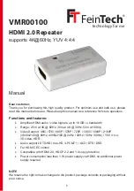 Предварительный просмотр 5 страницы FeinTech VMR00100 Manual