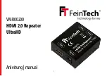 Preview for 1 page of FeinTech VMR00200 Manual