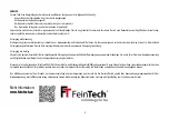 Preview for 4 page of FeinTech VMR00200 Manual