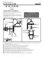 Feiss OL13500 Installation Instructions preview