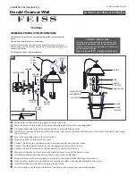 Feiss OL13501 Installation Instructions предпросмотр