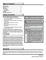 Preview for 2 page of Feit Electric 74202/CA Use And Care Manual