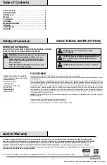 Preview for 2 page of Feit Electric CAM/WM/WIFI Important Safety Instructions And Installation Manual