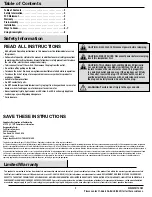 Preview for 2 page of Feit Electric GLP20/TABLE/37W/LED Important Safety Instructions And Installation Manual