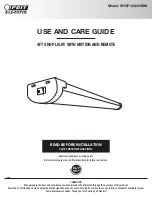 Feit Electric SHOP/4/840/MM Use And Care Manual preview