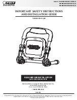 Feit Electric WORK2000XLPLUGFOLD Important Safety Instructions And Installation Manual preview