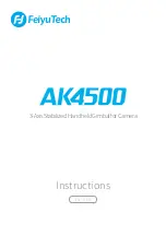 FeiYu Tech AK4500 Instructions Manual preview