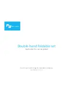 FeiYu Tech Double-hand foldable set User Manual предпросмотр