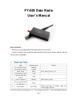 FeiYu Tech FY-605 User Manual preview