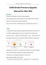 FeiYu Tech G360 Firmware Upgrade Manual preview