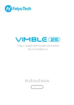 FeiYu Tech Vimble 2S Instructions Manual предпросмотр