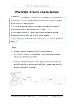 Предварительный просмотр 1 страницы FeiYu Tech WG2 Firmware Upgrade Manual