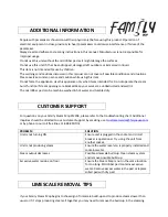 Предварительный просмотр 4 страницы Feiyue Yamata Family FM206 User Manual