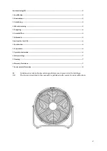 Preview for 2 page of Feiyue Tec Lime TFF-3011 User Manual