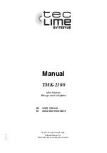 Feiyue tec lime TMK-2100 User Manual preview