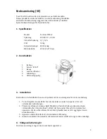 Предварительный просмотр 3 страницы Feiyue TecLime TIM-12 User Manual