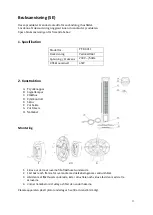 Предварительный просмотр 3 страницы Feiyue TecLime TTF-8011 User Manual