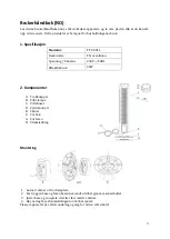 Предварительный просмотр 9 страницы Feiyue TecLime TTF-8011 User Manual