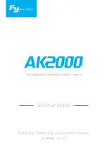 FEIYUTECH AK2000 Instructions Manual preview