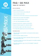 Preview for 1 page of FEIYUTECH G6 Max Faq