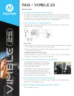 Preview for 3 page of FEIYUTECH Vimble 2S Faq